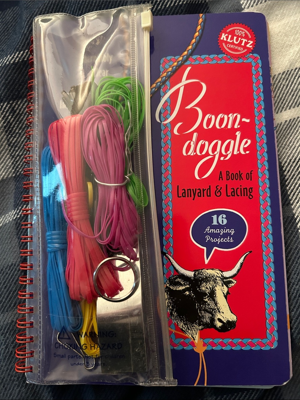 Boondoggle Lanyard & Lacing Kit - Pink, Blue, Green